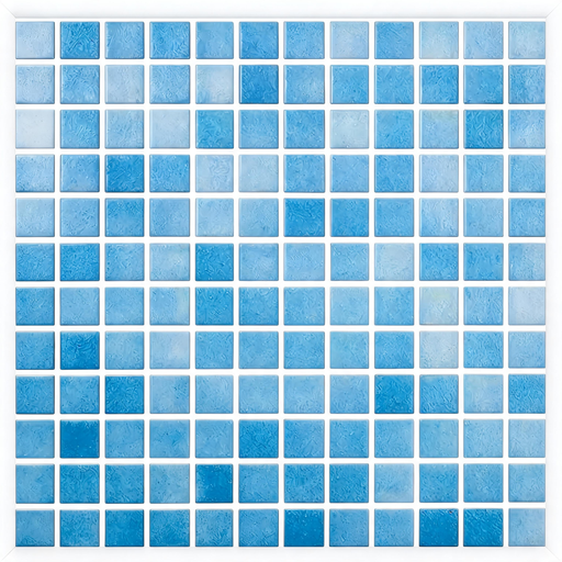 [34872100001105] Mosaico em pastilha Niebla Azul Cel Malha |110 