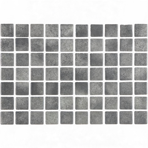 [348721000015155] Mosaico em pastilha Niebla Gris Escuro Malha | 515A 