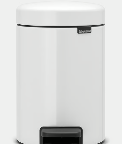 [74400105030115] Balde lixo NewIcon 3Lts Branco | Ref. 112126 – BRABANTIA