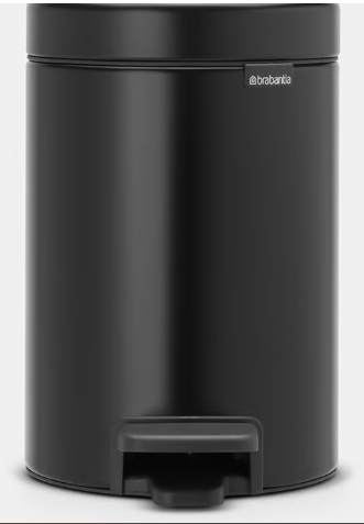 [74400105032505] Balde lixo NewIcon 3Lts  Preto Mate | Ref. 113321 – BRABANTIA