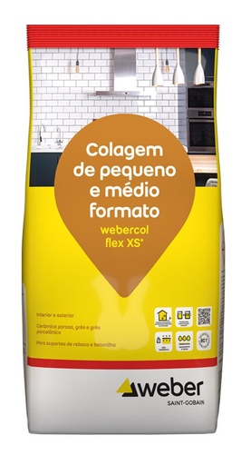 [0422024007101955] Weber Col Flex XS+ Cinza -25 Kg 