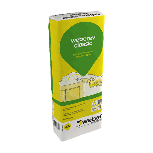 [042202400710404] Weber Rev Classic Branco Saco 25 Kg 