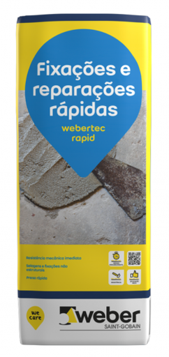[04220370001500] Weber Tec Rapid Saco 25Kg