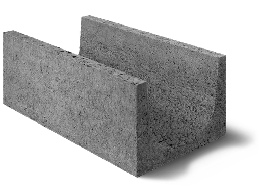 [88640200202400] Bloco Betão Lintel 500x200x200mm  