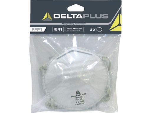 [#DPL0831M3FP1] KIT DE 3 MÁSCARAS FFP1 M3FP1