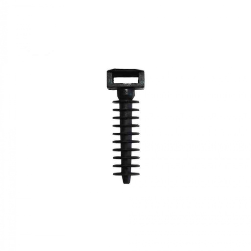 [#INDTACOBRINE8] Bucha para Abraçadeira Serrilha 8 mm Preta