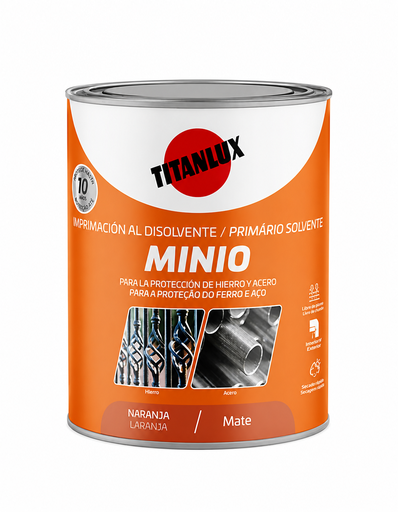 [#TIT10373501950] Titanlux Minio Laranja  750ml	