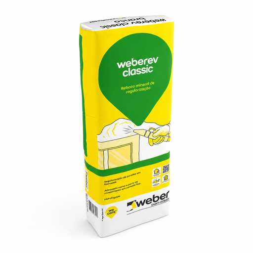 [0422024007104040] Weber Rev Classic Branco Saco 25 Kg