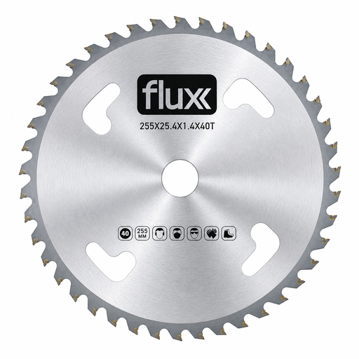 [13090507FDCE25540D] Disco de Corte para Erva 40 dentes - 255x1,4x25,4 mm 
