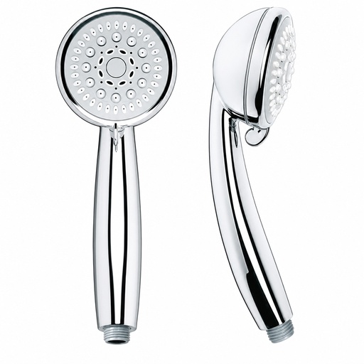 [7860020506260913] Chuveiro Penta Cromado Plastisan — Ref. 60913