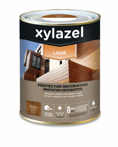 [8535924133] Lasur Protetor Aquoso para Madeira Decor Wengué Mate 750 ml