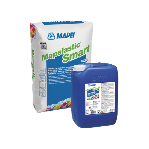 [870167720168710] Impermeabilizante Mapei Mapelastic Smart A+B — Kit 30 kg — Ref. 167720/168710