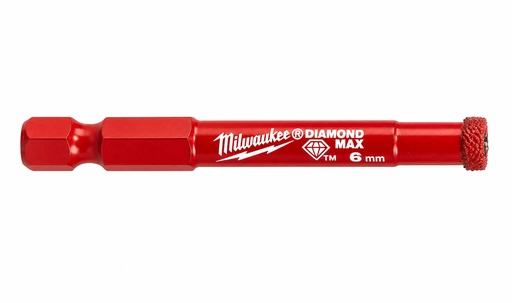 [87212744932498342] Broca Milwaukee Diamond Max 6 mm 1/4