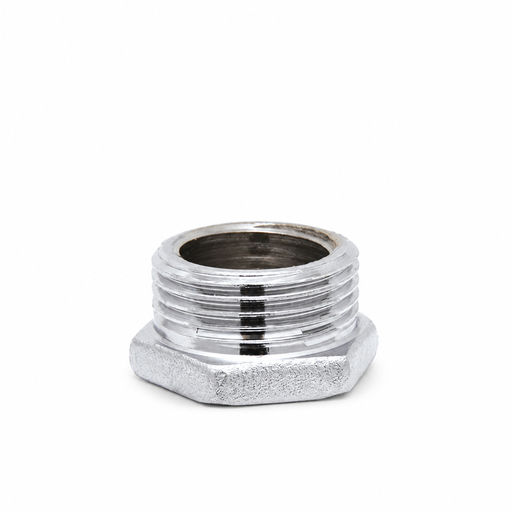 [B9903210015516] Porca Redução Cromada - 1/2"x3/8"