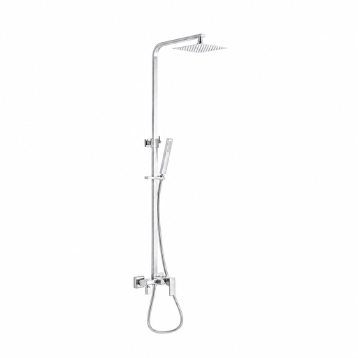 [B99084100005161] Rampa Telescópica com Monocomando SQUARE Cromada - Ref. AD12041300