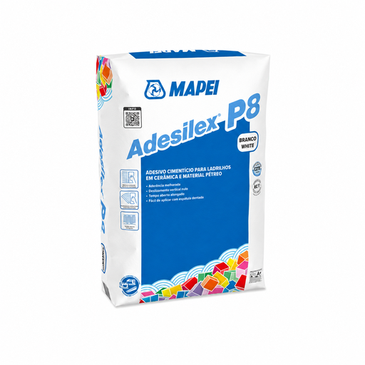 [8700060925] Adesilex P8 branco 25 Kg  -  0060925