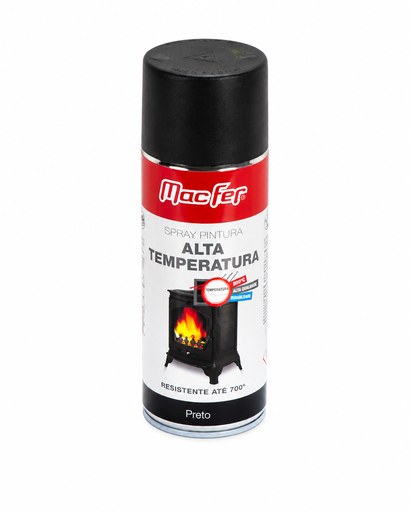 [101909040580071] Spray Alta Temperatura Preto 400ml -  058.0071