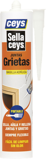 [CEYS100635505602] Silicone SellaCeys Fendas Branco 280 ml